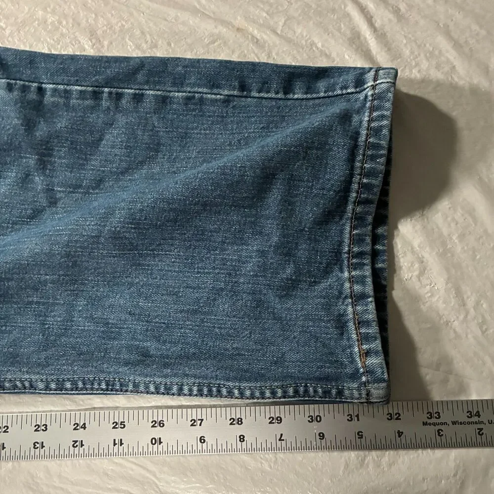 VTG Levi's 569 Loose Straight Jeans Mens 34x32 Light Wash Blue Baggy Denim Y2K